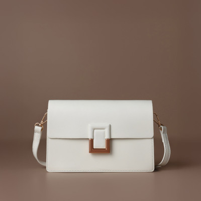 LINO PERROS White Sling Bag Monroe Mist