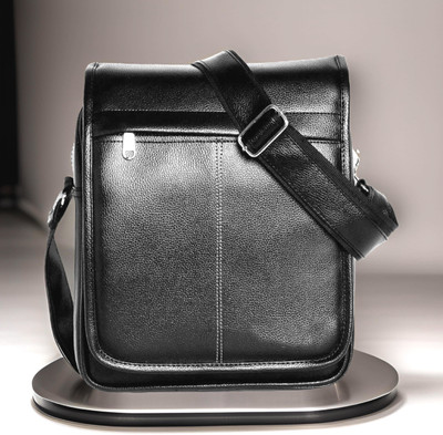 house of common Black Sling Bag Men Sling Bag extra large (S-10*8.5*3)
