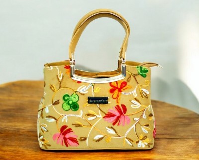 Gorgeous Creation Yellow Sling Bag Women Embroidered Sling Bag