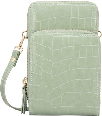 LINO PERROS Green Sling Bag Sling Bag