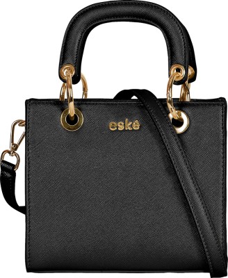 eske Black Hand-held Bag Sofia Vegan Handbag