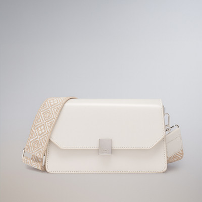 LINO PERROS White Sling Bag Avril Bold Solid