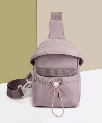 STORITE Purple Sling Bag Nylon Lightweight Crossbody Sling Bag for Women