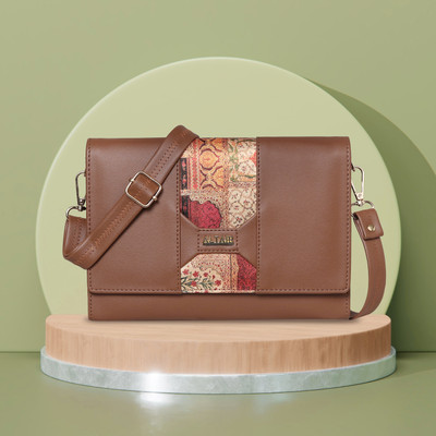 Altair Brown Clutch k13.sling bag for women