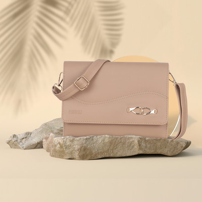 Reshu Beige Sling Bag women sling bag