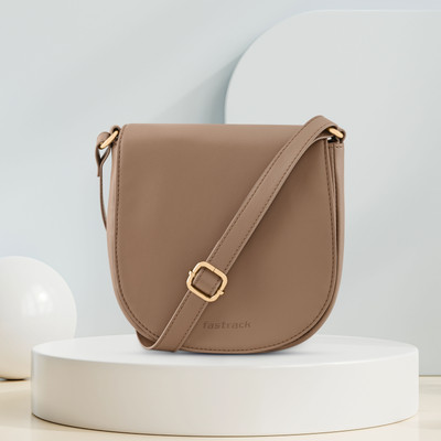 Fastrack Tan Sling Bag Tan Casual Sling Bag for Women