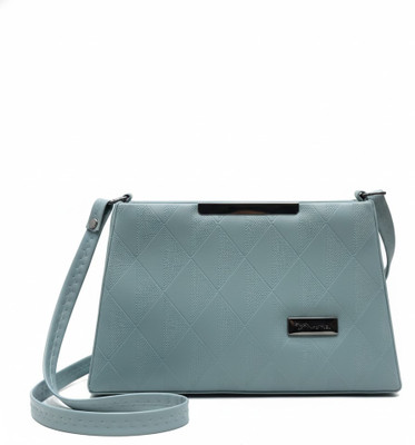 G GLAMORA Blue Sling Bag Structured Crossbody Handbag | For Women & Girls