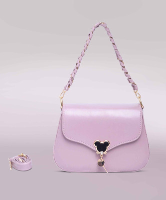 DESENCE Purple Sling Bag Stylish handy sling bag