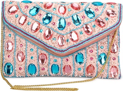 Fashion Overseas Party Pink  Clutch