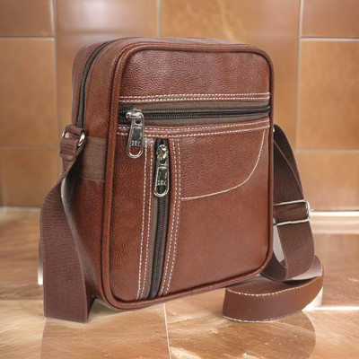 JairaJ Brown Sling Bag Men Sling Bag extra large