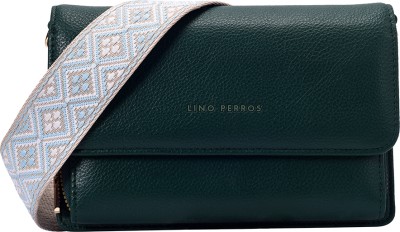 LINO PERROS Green Sling Bag Women's Green Sling Bag