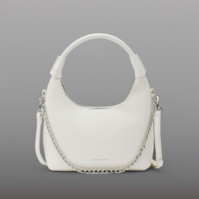 LINO PERROS White Shoulder Bag WHITE SHOULDER BAG