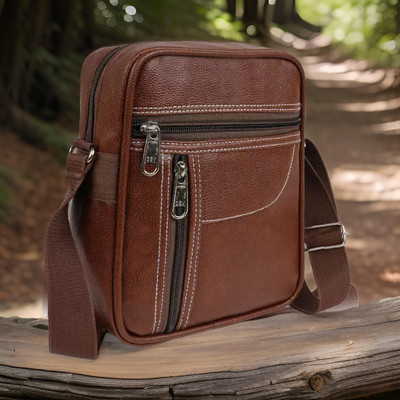 JairaJ Brown Sling Bag Men Sling Bag extra large