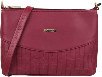 METRO Maroon Messenger Bag 66-7249-Maroon