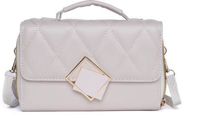 santorini Grey Sling Bag Mini Sling Bag for WomenElegant Small Purse for women