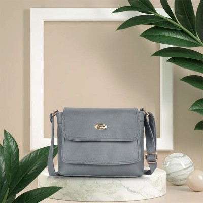 LANCER Grey Sling Bag Casual Classic Unique Design Trendy Crossbody Daytrip Sling bag For Women