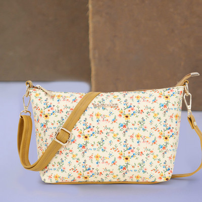 Women Marks Yellow Sling Bag YELLOW-DHANIYA