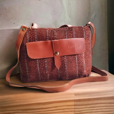 indrikafashion Brown Sling Bag zakkat Sling bags