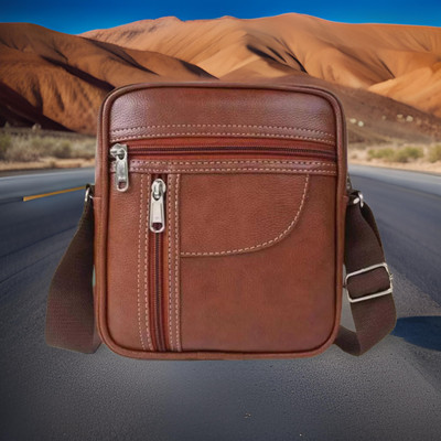 JairaJ Tan Sling Bag Men Sling Bag extra large
