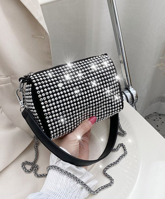 valerie Silver Sling Bag Shoulder Bags Crossbody Bag Purses Handbags Evening Bag Silver for Women Girls