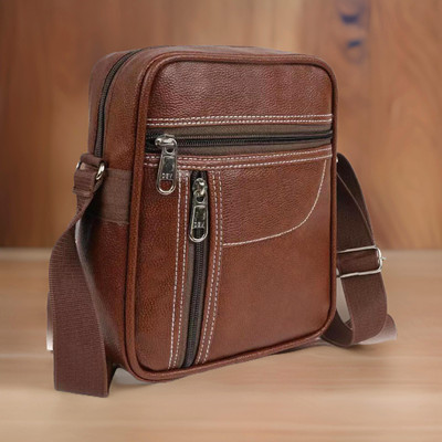 JairaJ Brown Sling Bag Men Sling Bag extra large