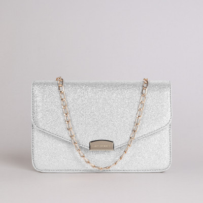 LINO PERROS Silver Sling Bag Women's Silver Sling Bag