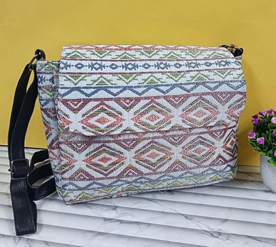Classy Plus White Sling Bag CLASSY-SLING03