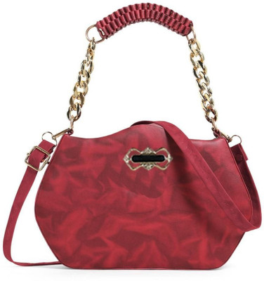 Nariox Maroon Sling Bag Attractive Trendy Women Black PU Sling Bags