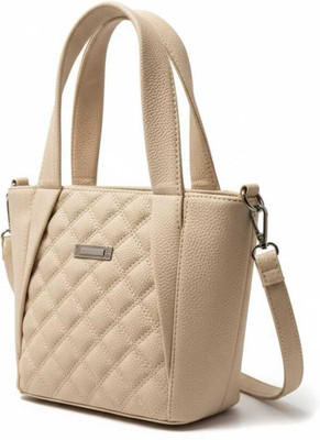 JASUNIQ White Hand-held Bag THE QUILTED BAG