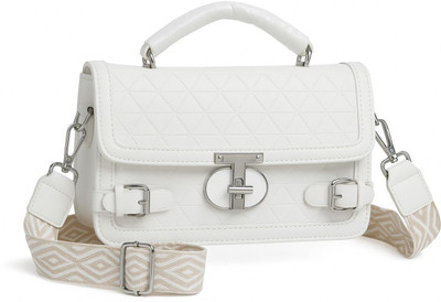 kriyog fashionable White Sling Bag Style on the Go: Trendy Sling Bag for Everyday Fashion