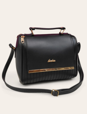 MAYLISS Black Sling Bag Attractive Trendy/Premium Leather sling