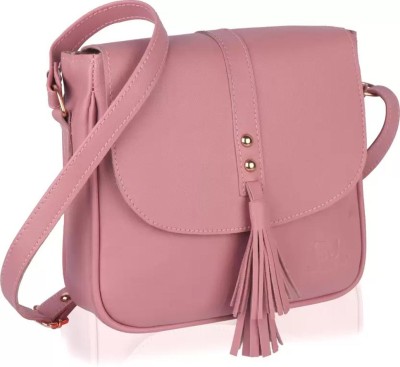 EVOLIC Pink Sling Bag Stylish Trendy Sling Bag