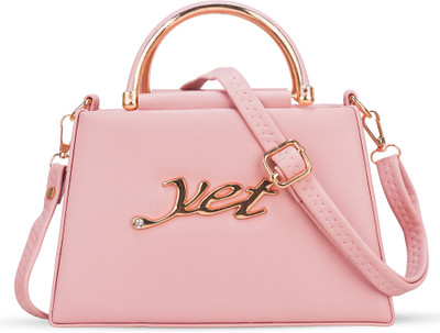Unique Choice Pink, Clear Sling Bag FIAGO Stylish Classy New Design Top Handle Sling Bag For Women