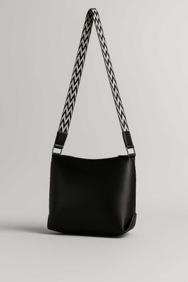 cretour Black Sling Bag Cross-Body Bags With Adjustable Shoulder Strap