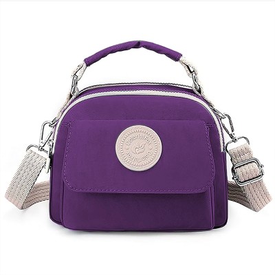 STORITE Purple Sling Bag Perfect Messenger Shoulder Bag for Women