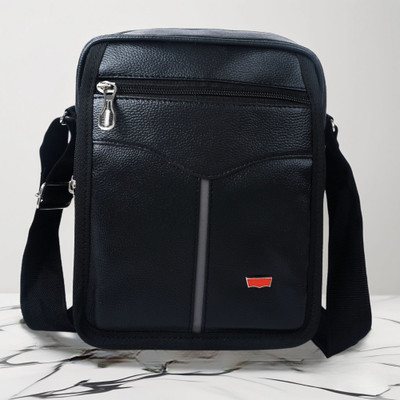 Kidziit Black Sling Bag Crossbody bag unisex dsegine casual,office