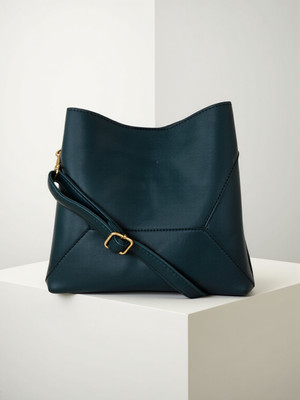 toteteca Blue Sling Bag Unlined Sling Bag
