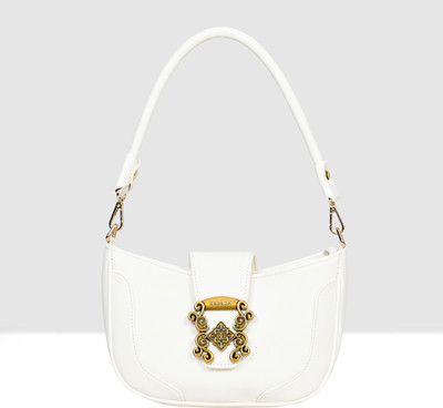 ESBEDA White Sling Bag Structured Casual Sling Bag