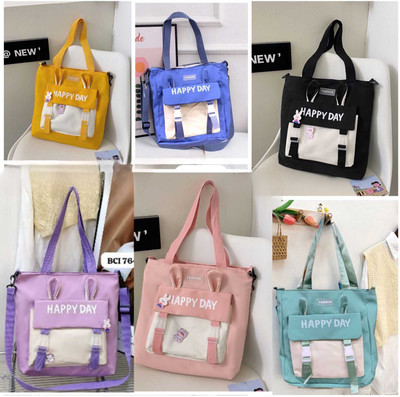 kidsmuch Purple Tote Nylon cloth women's bag new shoulder bag Korean version sweet and fashionable