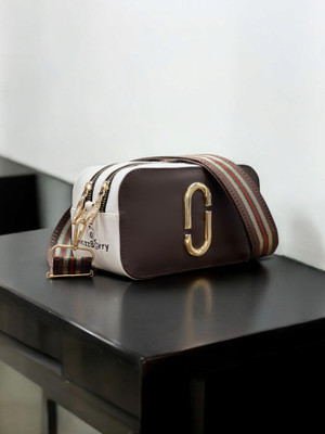 Jazzberry Brown Sling Bag Women Metal Zip Sling Bag