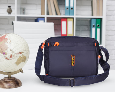 Leather Land Blue Sling Bag UNISEX Stylish Water Proof Sling bag