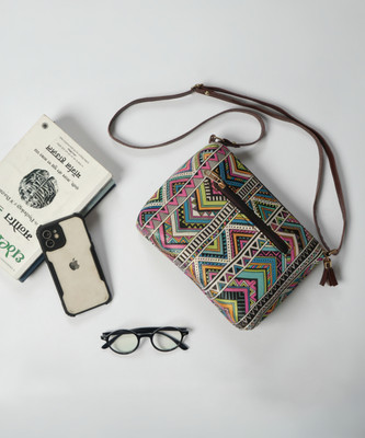 Hamensch Multicolor Sling Bag Printed sling bags women