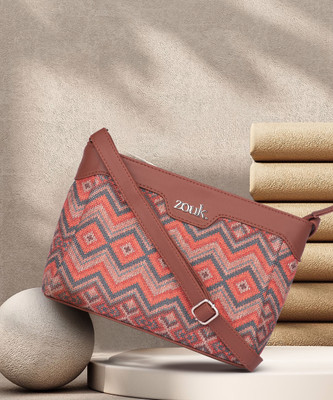 ZOUK Multicolor Sling Bag Gwalior Weaves Harmony Sling Bag