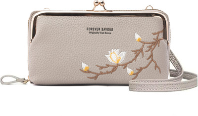 Inovera Grey Sling Bag Crossbody Shoulder Bags with Adjustable Strap - Stylish Travel Phone Card Holder