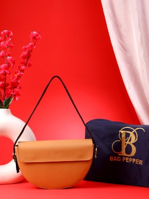 Bag Pepper Tan Sling Bag Shoulder handbag for Women | Mini Handbags for girls