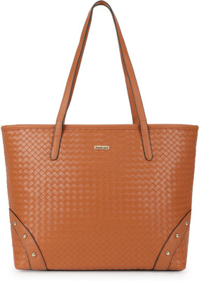 Fastrack Tan Shoulder Bag Textured
