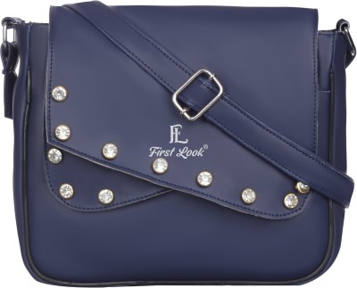 FL first look Blue Sling Bag Self Degine Cannes Sling Bag