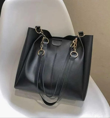 ROSHNI Black Shoulder Bag Handbag