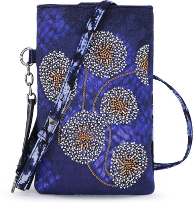 SPICE ART Blue Sling Bag Mobile Sling Bag