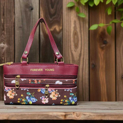 MSCOLLECTIONS Maroon Sling Bag MAROON Women Sling Bag Stylish Trendy Design Shoulder Crossbody Women Sling Bag